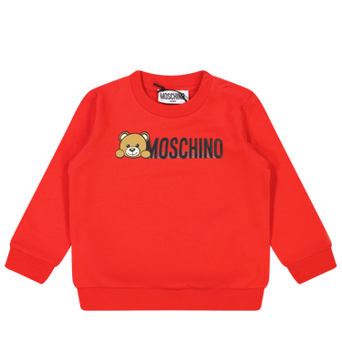 Sudadera MOSCHINO roja para bebés